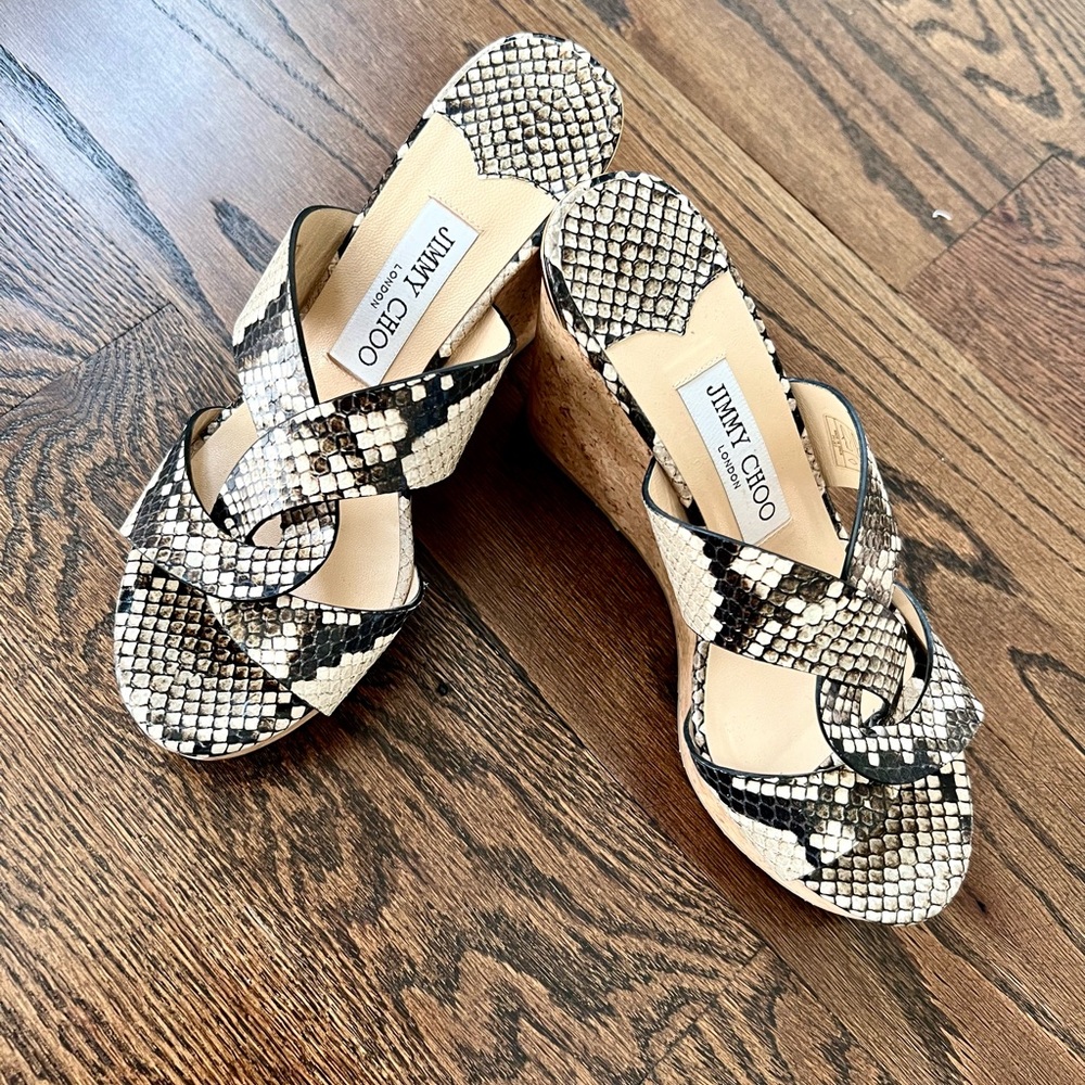 New Jimmy Choo wedges, size 7.5